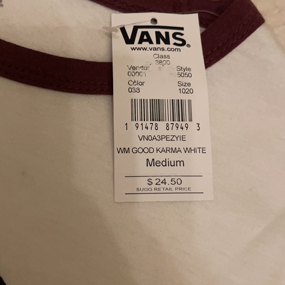 Vans off the wall tops || yin yang top - Picture 4 of 5